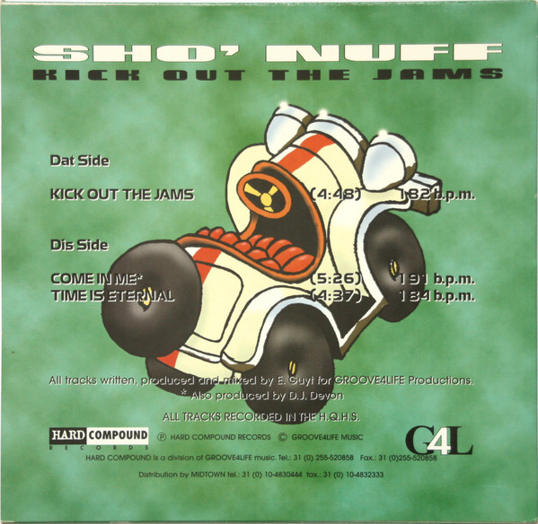 Kick Out The Jams back cover