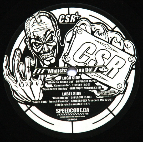 Whatcha' Gonna Do! front label