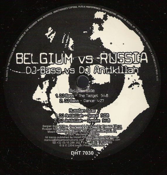 Belgium vs. Russia back label