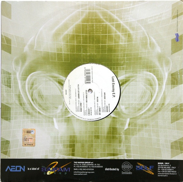 Last Enemy E.P. back cover