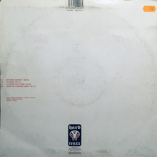 Atomic Burst EP back cover