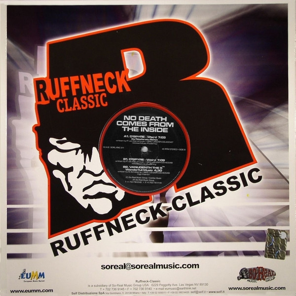 No Death Comes From The Inside back cover