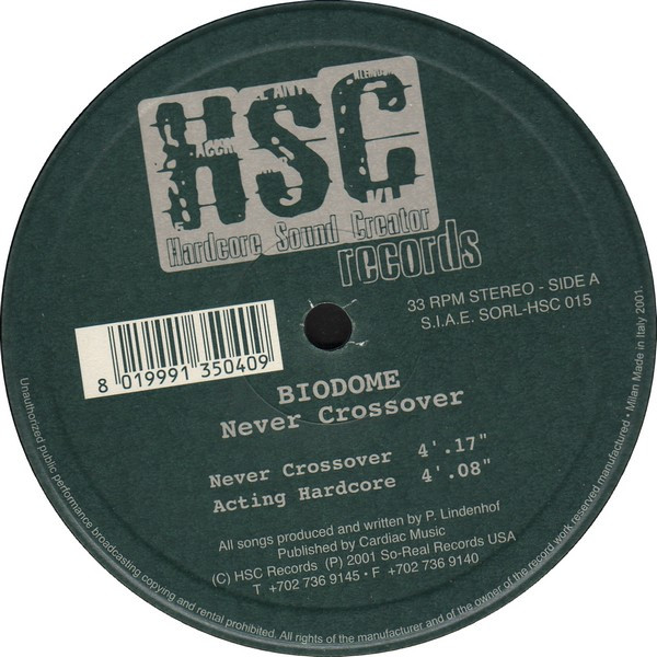 Never Crossover back cover