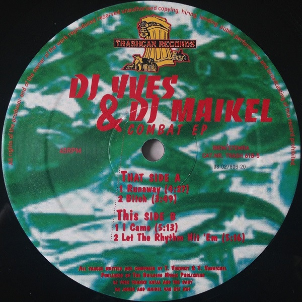 Combat EP front label