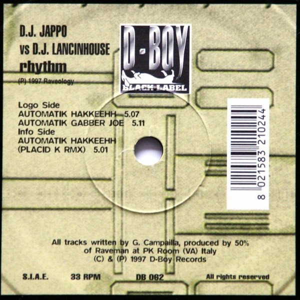 Automatik Hakkeehh front label