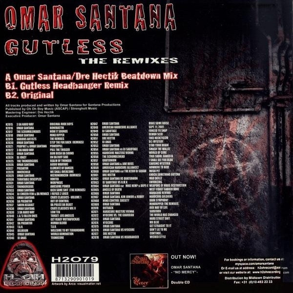 Gutless (The Remixes) back cover