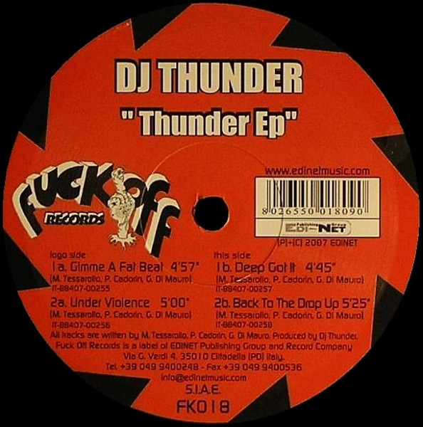 Thunder EP front label