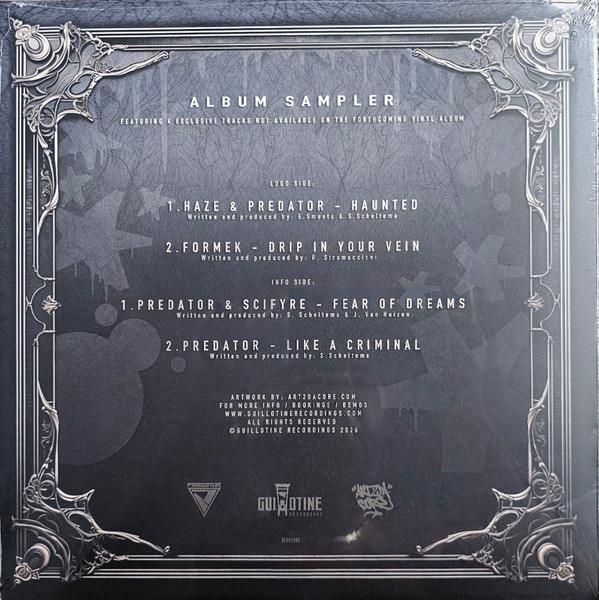 Guillotine Album Sampler back cover