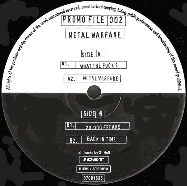 Metal Warfare front label