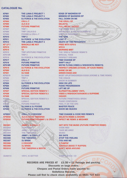 Smile, Fuck Up back label