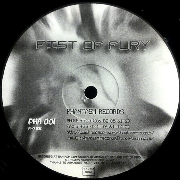 Singers Under The Acid Rain E.P. back label