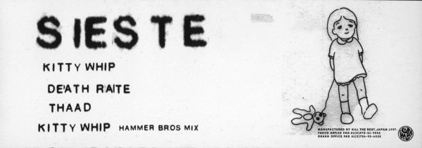 Kitty Whip EP back cover