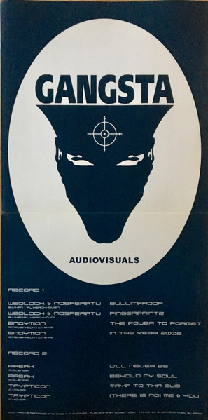 The Origin Of Core - Gangsta Audiovisuals Edition front label