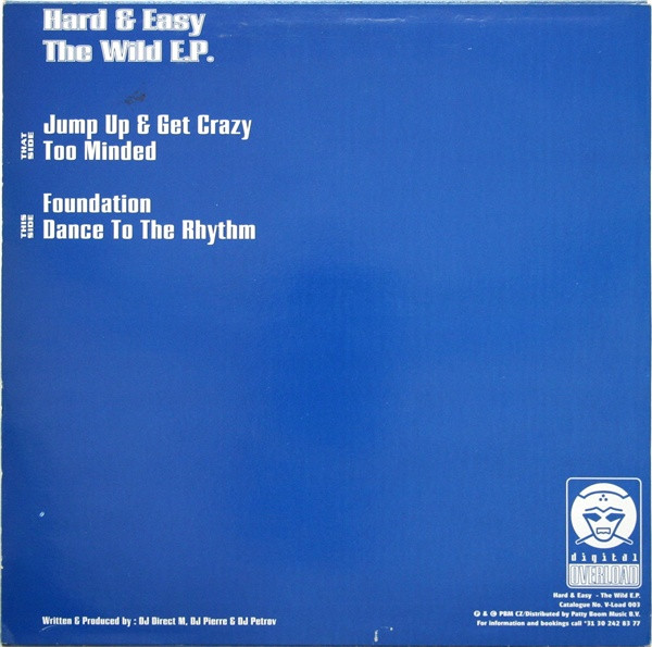 The Wild E.P. back cover