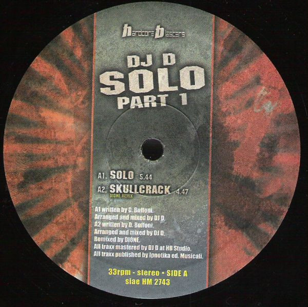 Solo Part 1 back cover