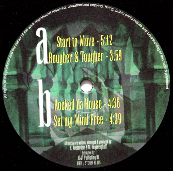 Start To Move EP front label