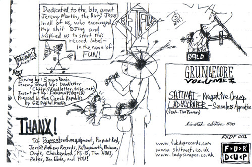 Grungecore Vol. 1 front label