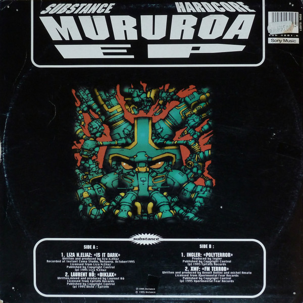 Mururoa EP back cover