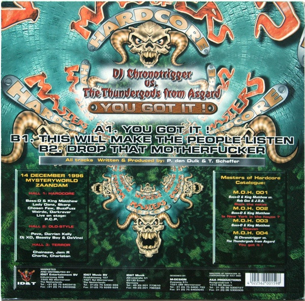 You Got It ! back cover