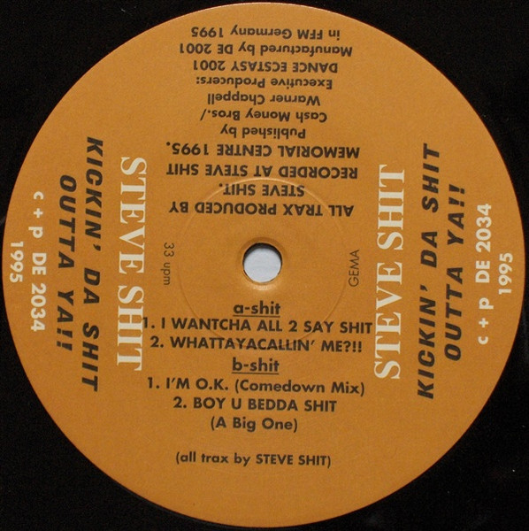 Kickin' Da Shit Outta Ya!! back label