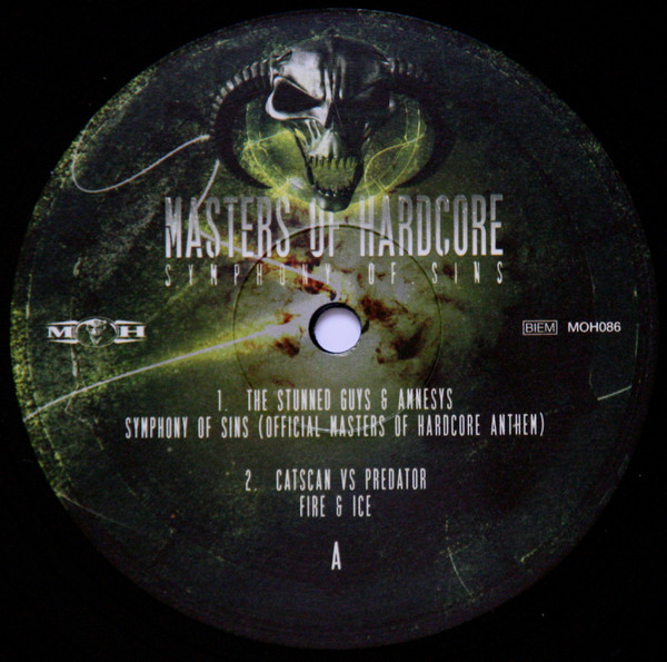 Masters Of Hardcore - Symphony Of Sins front label