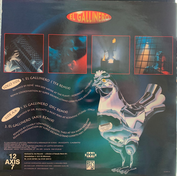 El Gallinero (Remixes) back cover