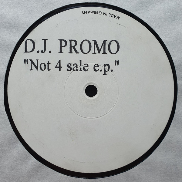 Not 4 Sale E.P. back cover