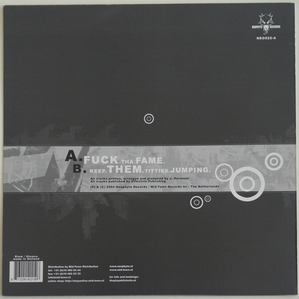 Fuck.Tha.Fame. (Fragment 1) back cover