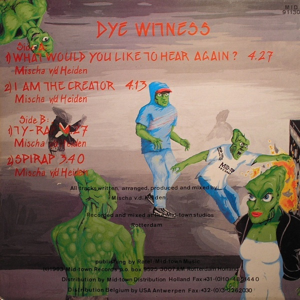 What Would You Like To Hear Again? back cover