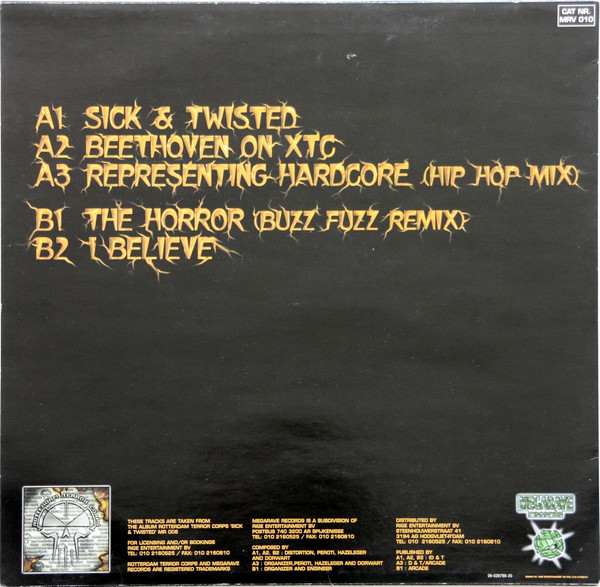 Sick & Twisted back cover