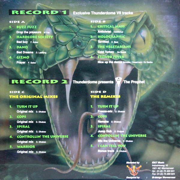 Thunderdome VII (Injected With Poison) back cover