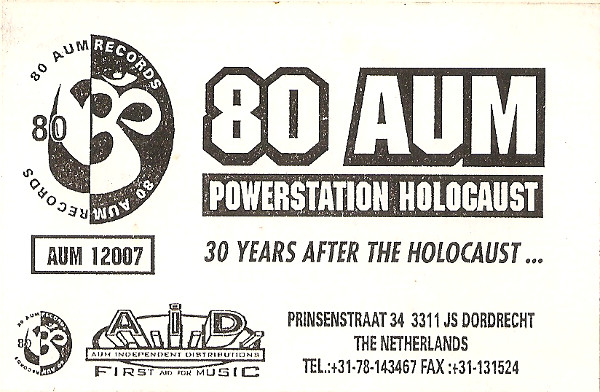 30 Years After The Holocaust ... back cover