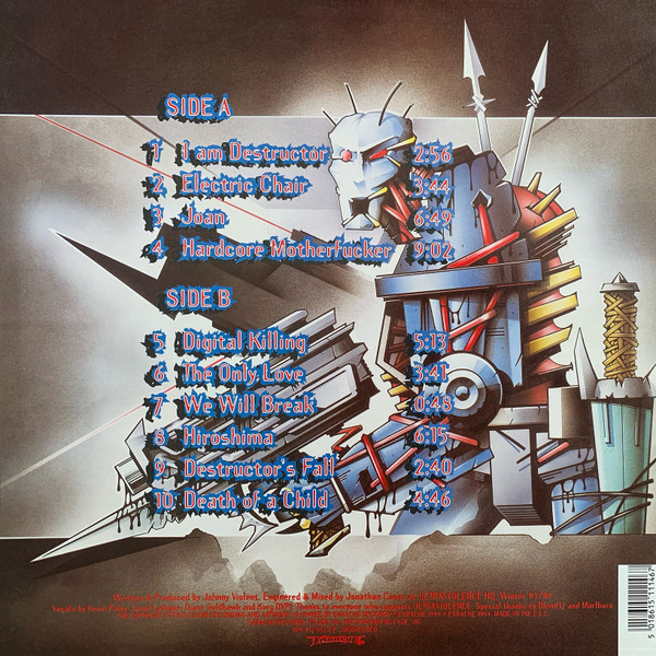 Life Of Destructor back cover