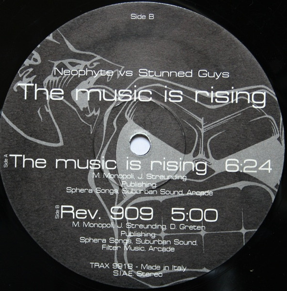 The Music Is Rising back label