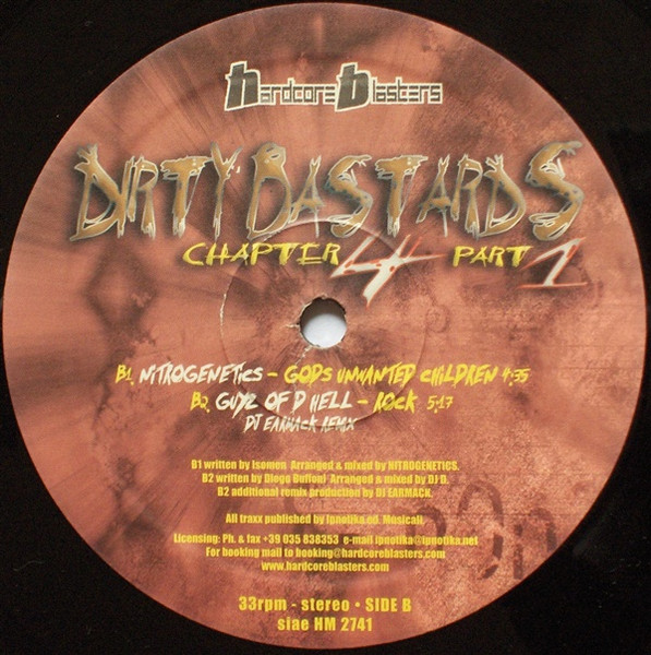 Dirty Bastards Chapter 4 Part 1 front label