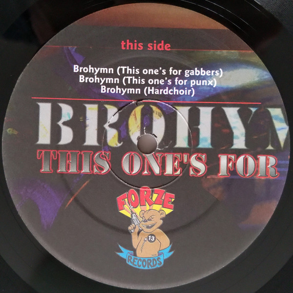 Brohymn (This One's For You!) front label