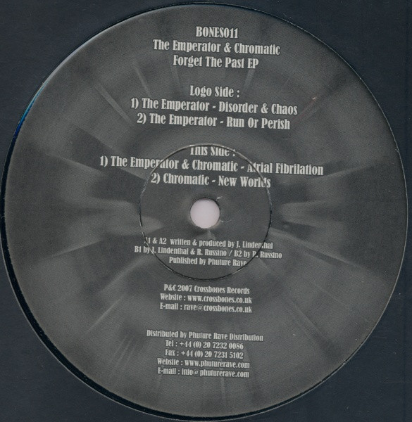 Forget The Past EP back cover