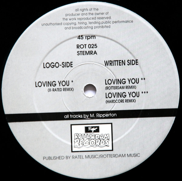 Loving You front label
