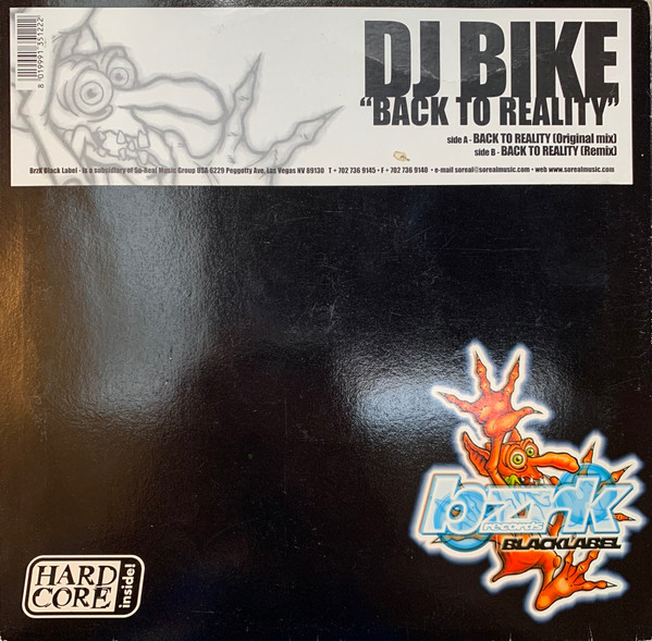 Back To Reality front label