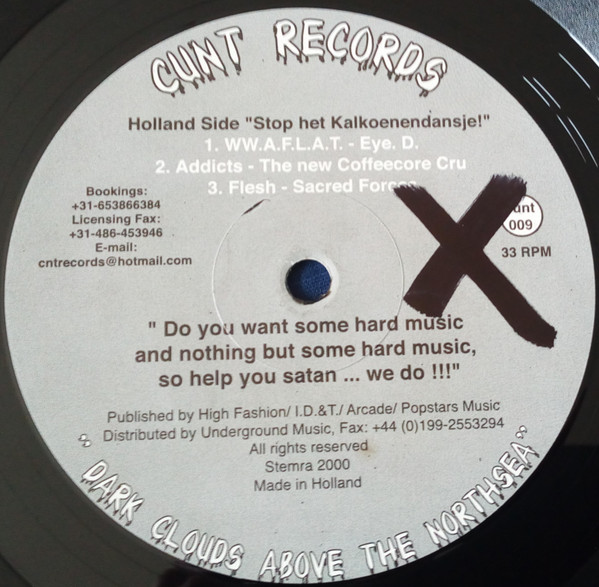 Dark Clouds Above The Northsea back label