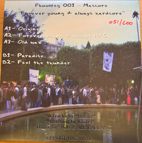 Forever Young & Always Hardcore back cover