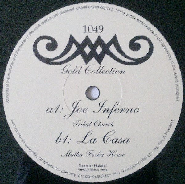 Tribal Church / Mutha F*cka House back label