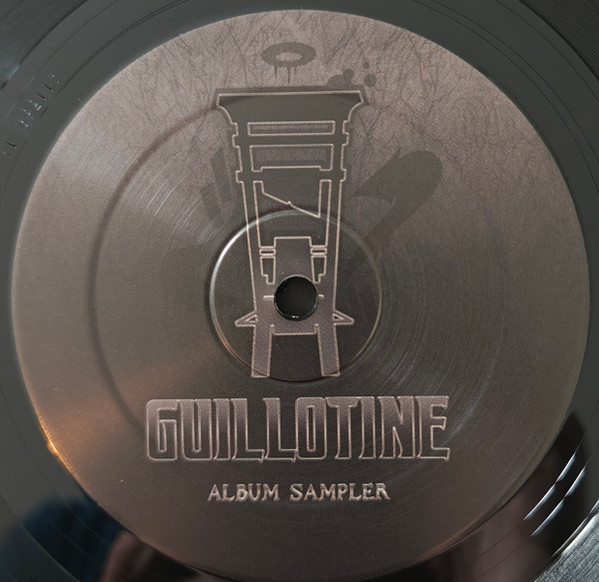 Guillotine Album Sampler back label
