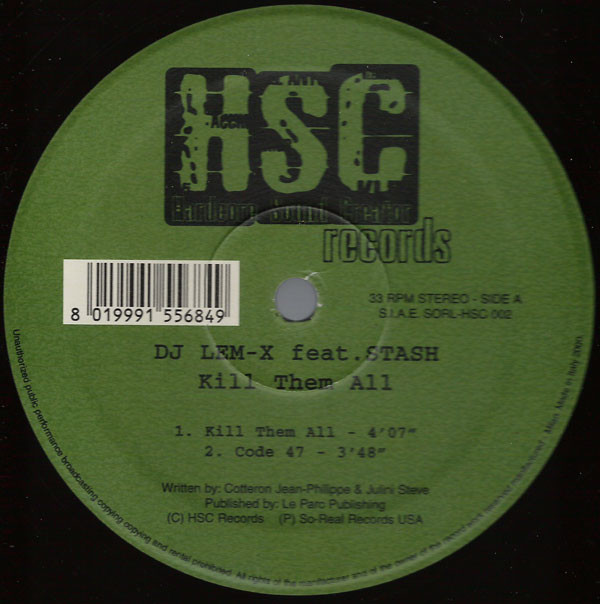 Kill Them All back label