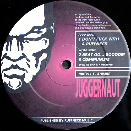 Don't Fuck With A Ruffneck back label