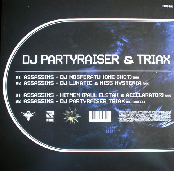 Assassins Remixes back cover