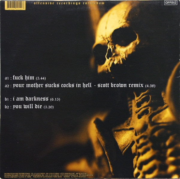 I Am Darkness back cover