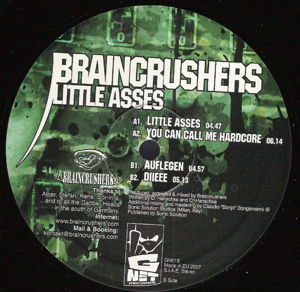 Little Asses front label