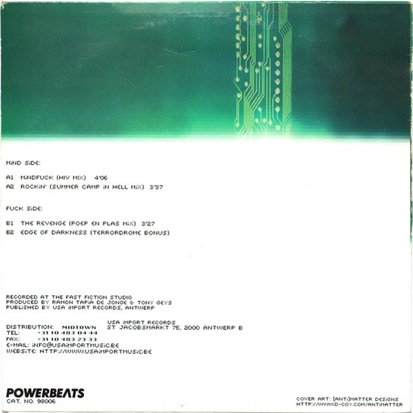 Mindfuck EP back cover