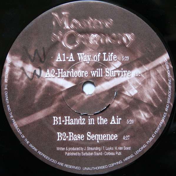 Hardcore Will Survive front label